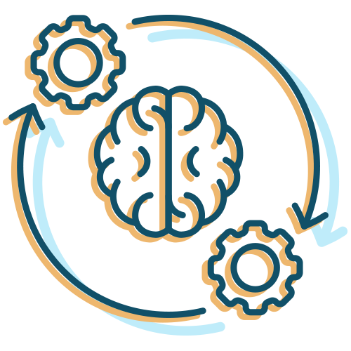 Therapies 10 Icon of hands shaking as a visual metaphor of cognitive behavior therapy for addiction recovery modalities.