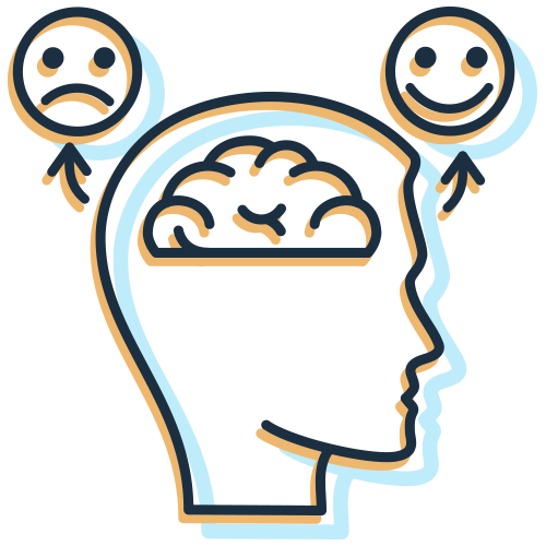 Therapies 11 Icon of hands shaking as a visual metaphor of dialectical behavior therapy for addiction recovery modalities.