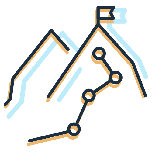 Icon of hands shaking as a visual metaphor of experiential therapy for addiction recovery modalities.